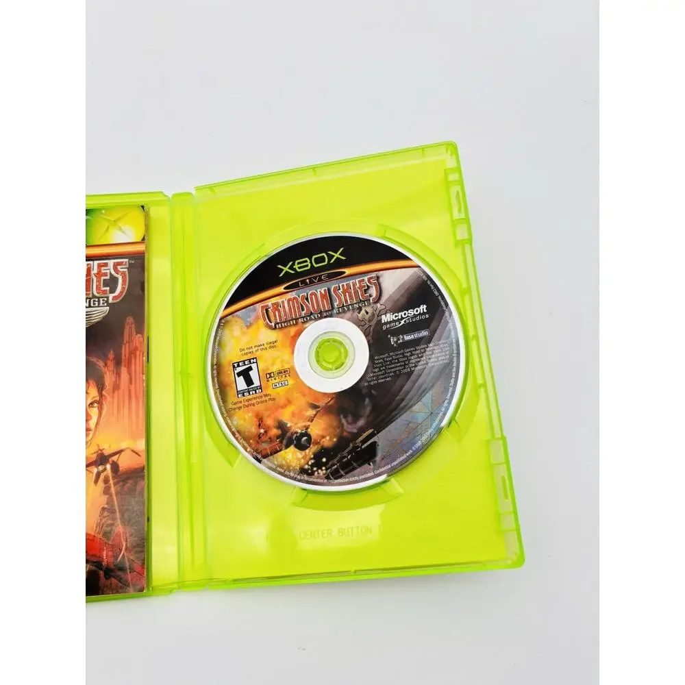 Crimson Skies: High Road to Revenge Xbox Tested Complete VG Condition Works CIB